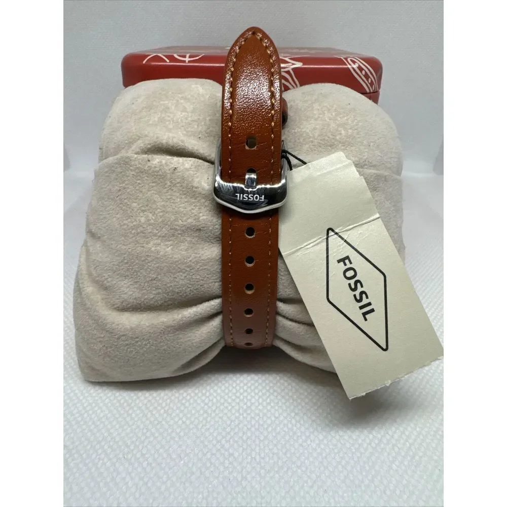 Fossil Jacqueline ES4352 Men Brown Leather Strap Analog Dial Quartz Watch YAY54